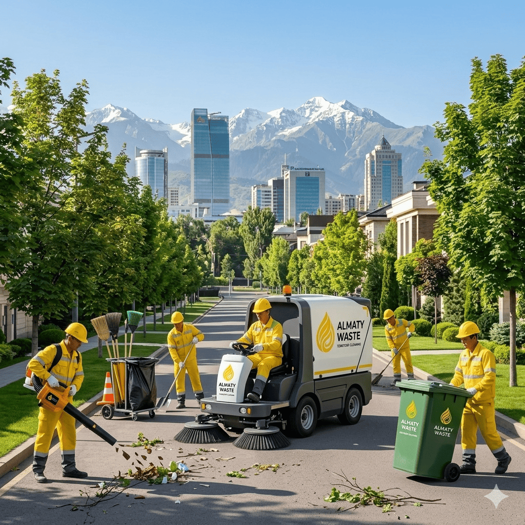 Аумақтарды жинау — Almaty Waste